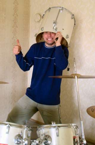 [09.05.2004] Dave a jeho nov� klobouk :-)